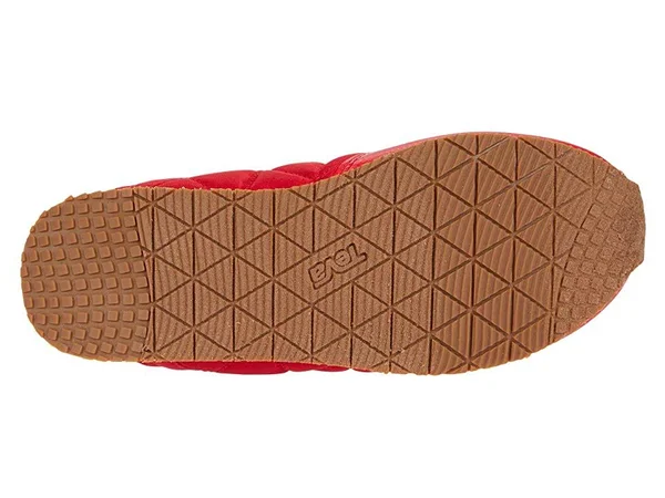 Teva Ember Moc Comfortable Sneaker in True Red - Size 7