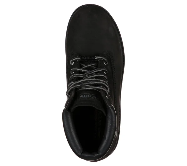 Skechers Women's Sergeants - Verdict Chick Boots - Black, 6.5