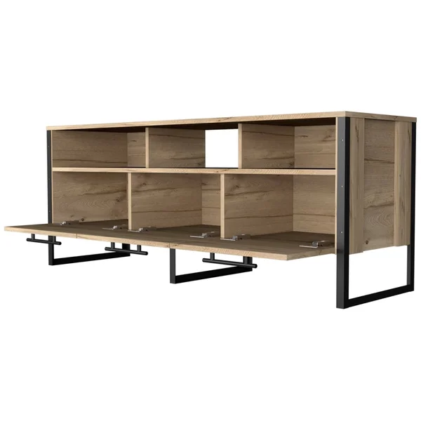 RST Brands Emery Brown TV Stand, SL-MCON-9-K
