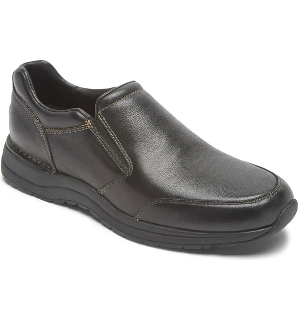 Rockport Edge Hill II Double Gore Men's Black Slip on 8.5 W