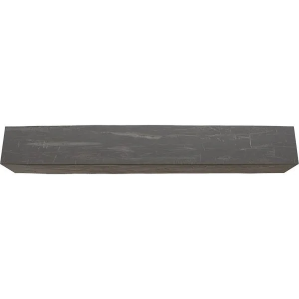 Ekena Millwork MANUHH04X08X36AC 4x22H x 8x22D x 36x22W Hand Hewn Faux Wood Fireplace Mantel, Aged Cedar