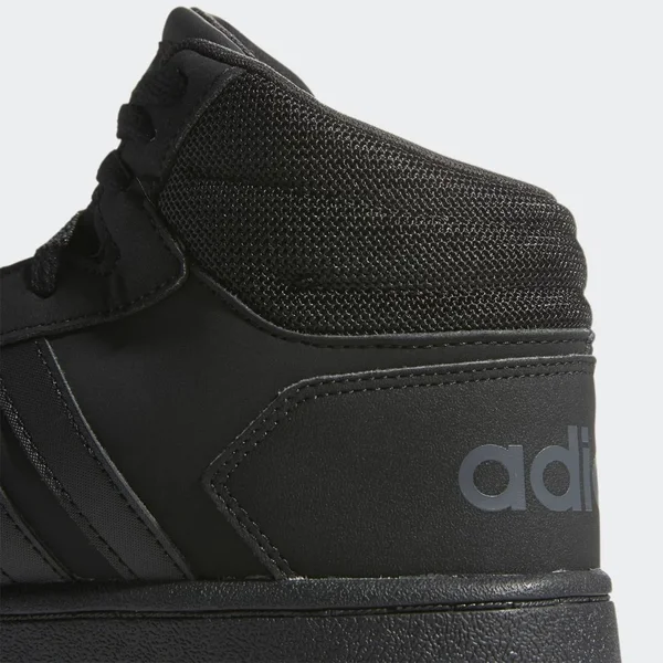 Men's Adidas Hoops 2.0 Mid Sneaker - Black - Size 11.5