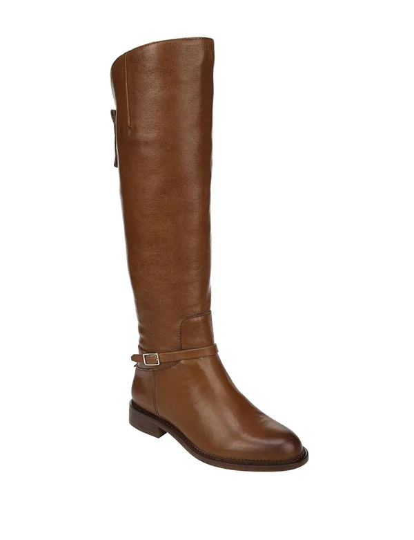 Franco Sarto Haylie Wide Calf Boots - Cognac