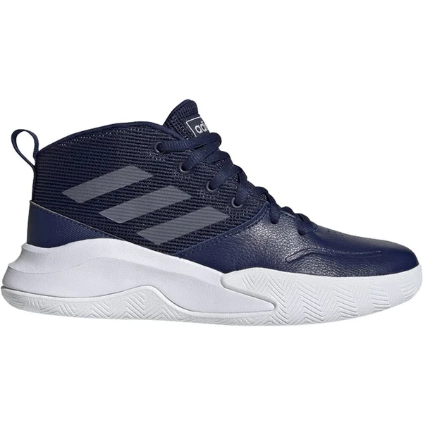Adidas Boys& Own The Game Basketball Shoes - Wide - Blue