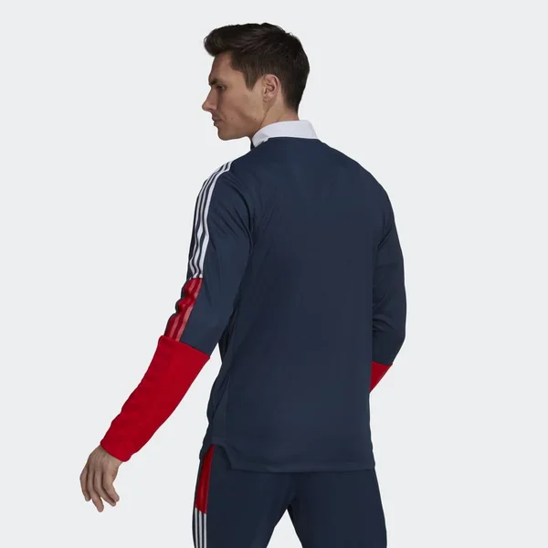 Adidas Men's Navy/Red Tiro Track Jacket - Size: XXL, Polyester