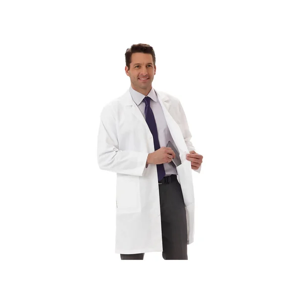 Meta Men's 38x22 Lab Coat 56 White
