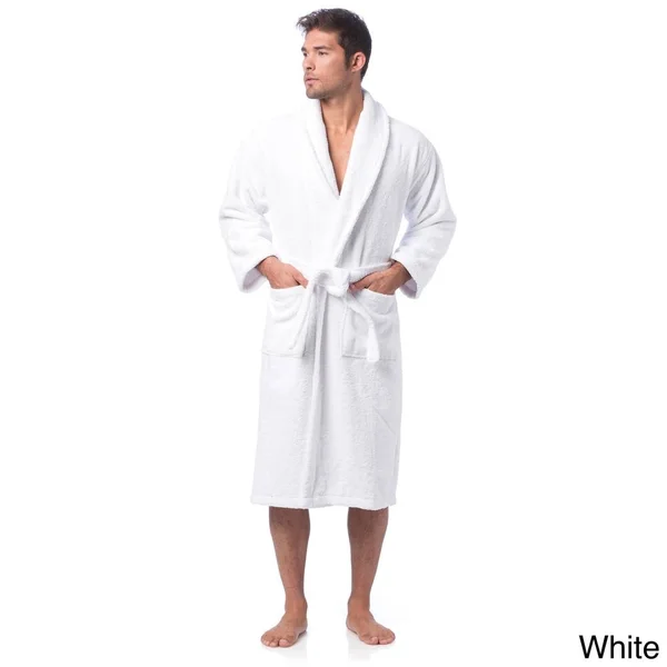 Small Luxury Turkish Cotton Unisex Robe in Purple