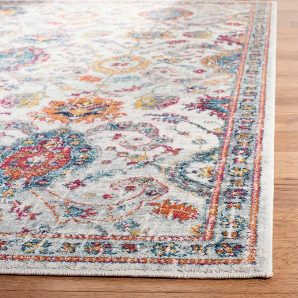 Safavieh Evoke EVK255B 6&7x22 x 6&7x22 Round Cream - Orange Area Rug