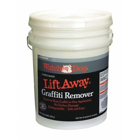 Dumond Graffiti Remover, 5 gal, Water, 0, Removes Graffiti from Smooth Non-Porous Surfaces - 8205