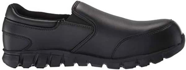 Reebok Sublite Cushion Work Slip-On Composite Toe SD - Men's Black