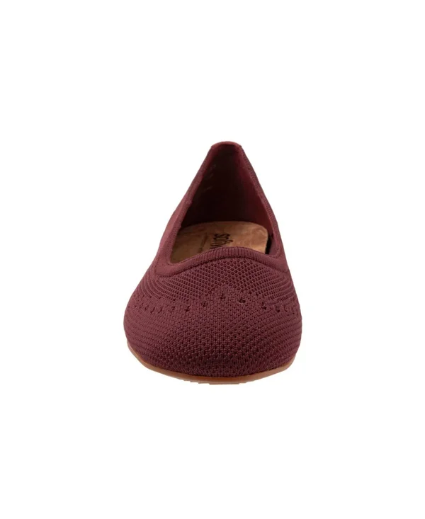 SoftWalk Women's Santorini Flat Wide - Color: Navy, Size: 9.5