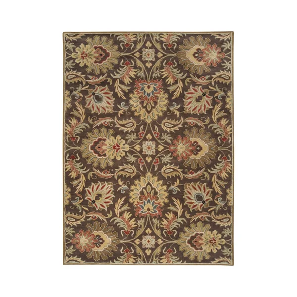 Surya Caesar CAE1028 Dark Brown Area Rug - 18x22 Sample