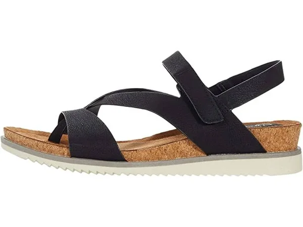 Eurosoft Lexie Wedge Sandal - 8, Leather