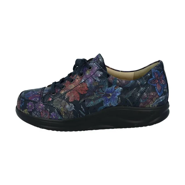Finn Comfort Ikebukuro Dark Blue Irpino Leather Soft Footbed 75 UK