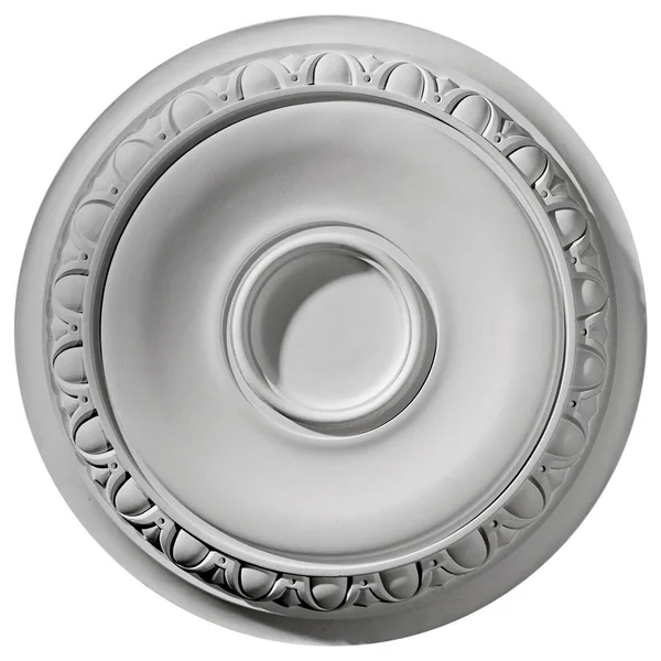 24 1/4x22OD x 1 1/2x22P Caputo Ceiling Medallion (Fits Canopies Up to 6x22) - Hand-Painted Americana Crackle