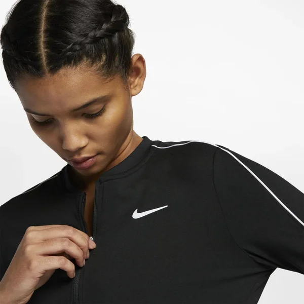 Nike Court Dry 1/2 Zip Top M, Black