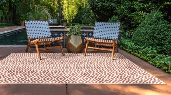 Jill Zarin Outdoor Costa Rica 4& x 6& Area Rug - Terracotta