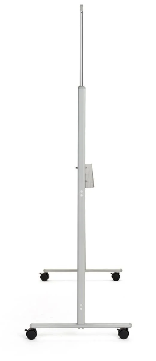 48 x 36 Whiteboard with Wheels - Magnetic, Double-Sided - Silver