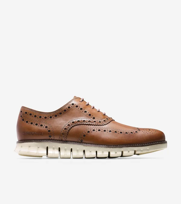 Cole Haan Men's Zerogrand Wing Oxford - British Tan, 7 M US