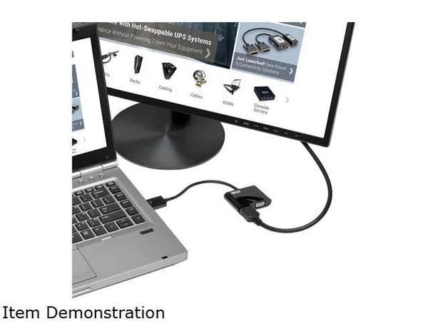 Tripp Lite DisplayPort 1.2 to HDMI VGA Adapter Converter 4Kx2K 50 Pack (P136-06N-HVV2BP)