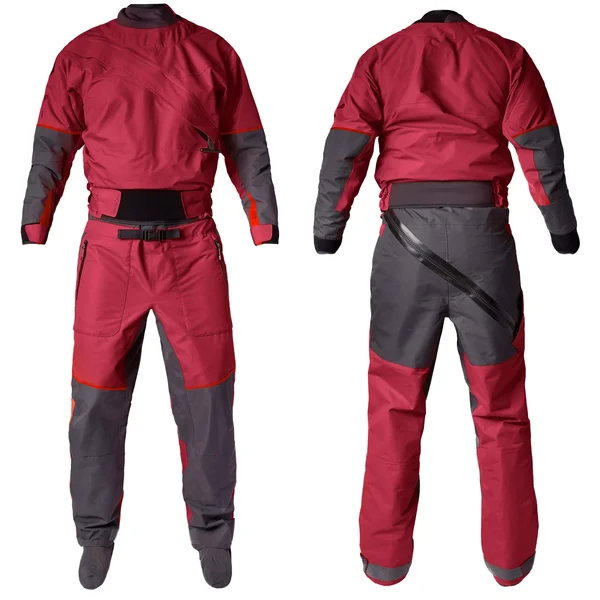 Level Six Women's Freya Front Entry Drysuit - XL - Beet Red