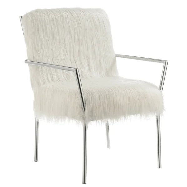 Coaster Accent Chair (White)