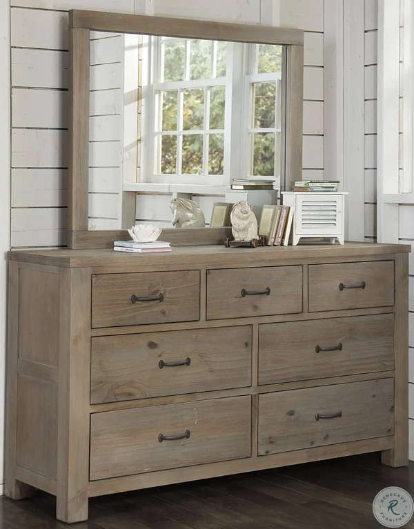 Ne Kids Highlands Mirror in Driftwood