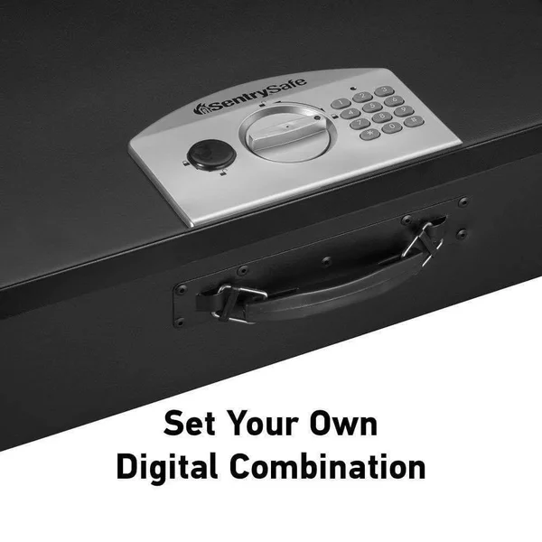 SentrySafe PL048E Electronic Security Box - 0.5 Cubic Feet, Black