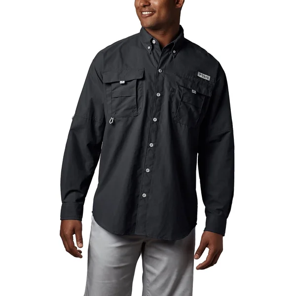 Columbia Bahama II L/S Shirt XLT, Black