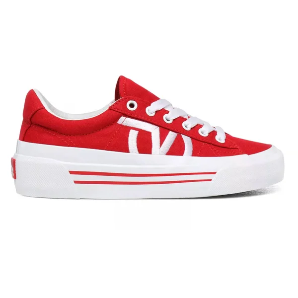 Vans Canvas Sid Ni Red/White