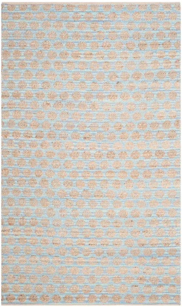 Safavieh Cape Cod CAP820B Blue - Natural 5& x 8& Area Rug