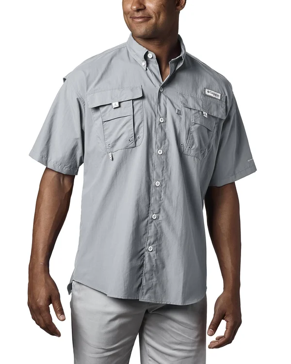 Columbia Bahama II S/S Shirt XLT, Cool Grey