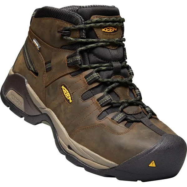 Keen Men's Detroit XT Waterproof Steel Toe Work Boots, Brown