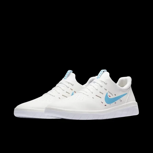 Nike SB Nyjah Free - Summit White, Light Blue Fury, Solar Red