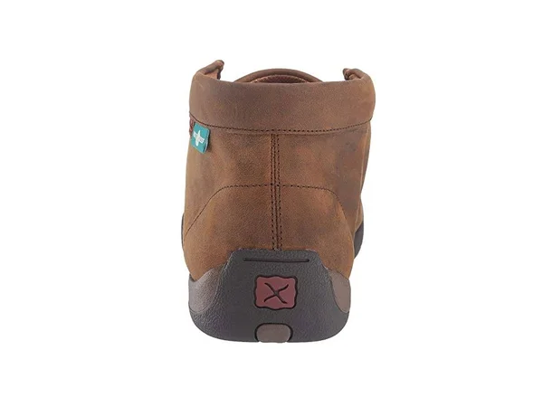 Twisted x Boots Men's MDMW001 Driving Moc - Distressed Saddle