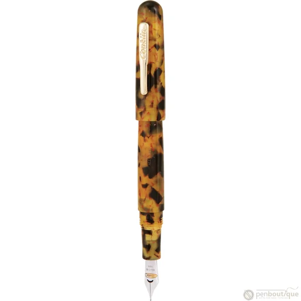 Conklin All American Fountain Pen - Tortoiseshell - Omniflex
