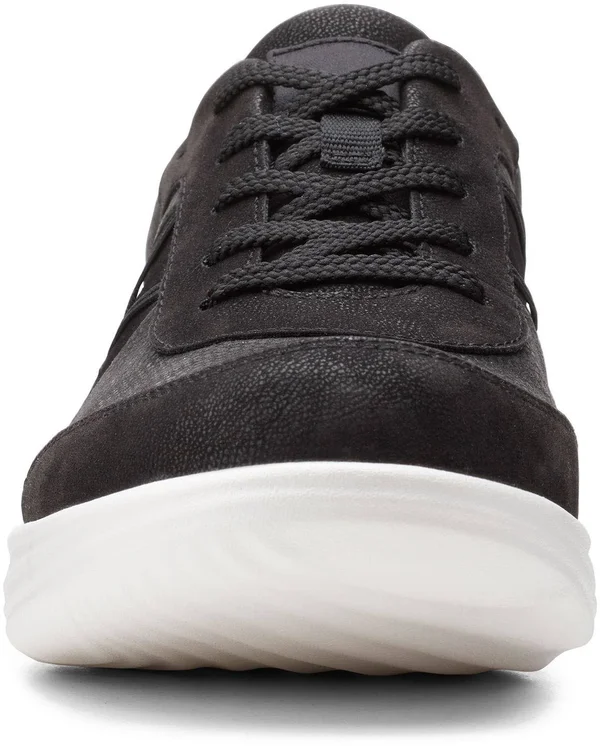 Clarks Lulu Walk Women's Shoe (Black - Size 8 - Fabric)