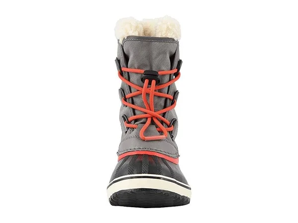 Sorel Kids& Yoot Pac Nylon Boot - Quarry - Sail Red