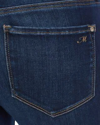 Mavi Alexa Mid-Rise Skinny in Dark Supersoft Jeans - Blue