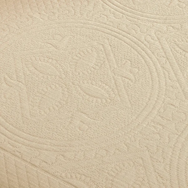 (Platinum - King) - Superior 100-percent Cotton Celtic Circle Scalloped Matelasse Bedspread