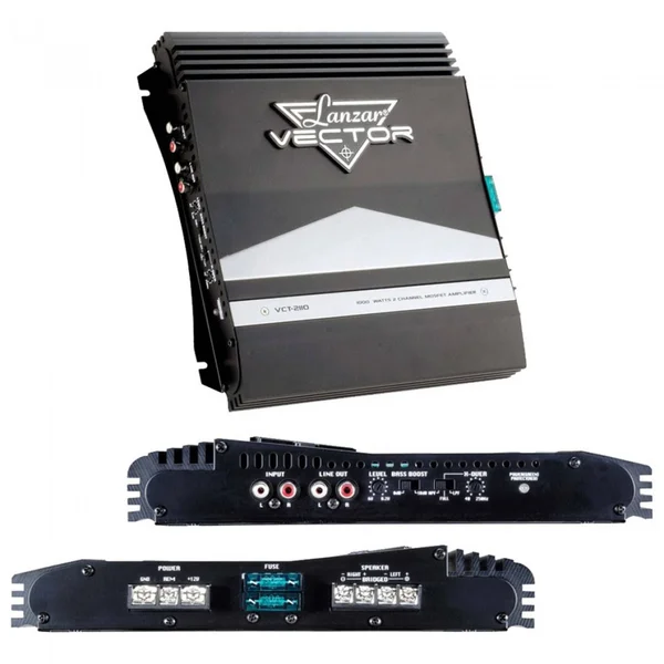 Lanzar Vct2110 1000 Watt 2 Channel High Power Mosfet Amplifier