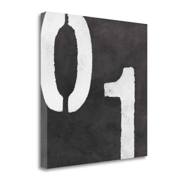 Tangletown Fine Art Black and White 01x22 by Linda Woods - Giclee Print on Gallery Wrap Canvas
