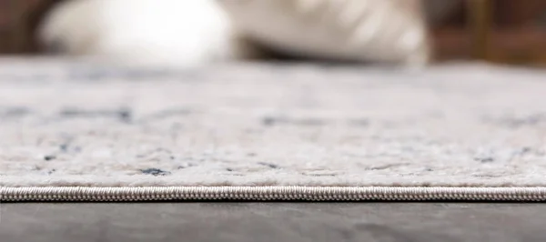 7&x10& Chateau Hoover Rug Beige/Navy Blue - Unique Loom