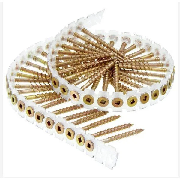 Senco 08L175YB 8-Gauge 1-3/4 in. Collated Flooring Screws (4 - 000-Pack)