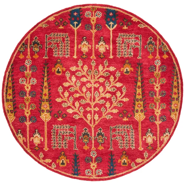Safavieh Heritage 418 Red/Multi 8& x 10& Area Rug