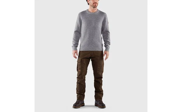 Fjallraven Men's Ovik Nordic Sweater Grey S