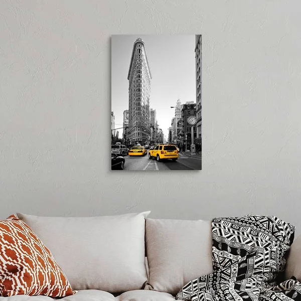 The Flatiron Building, New York, Canvas Wall Art, 20x30, Great Big Canvas