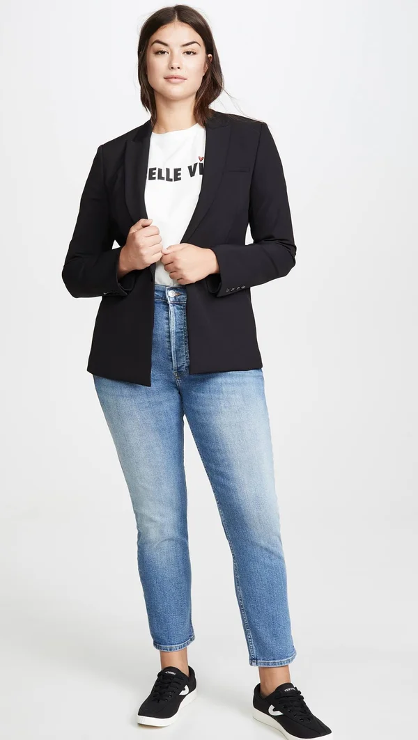 Veronica Beard Scuba Jacket Black 10