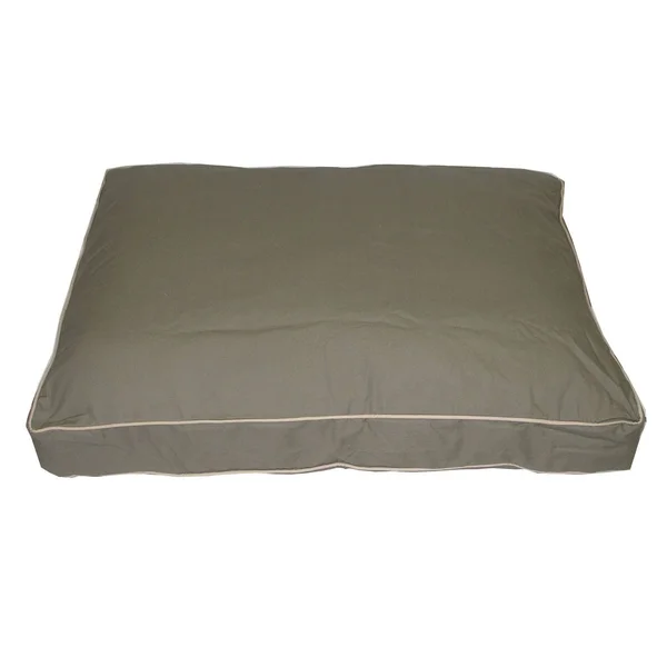 Carolina Pet Company Small Classic Twill Rectangle Jamison Bed - Sage