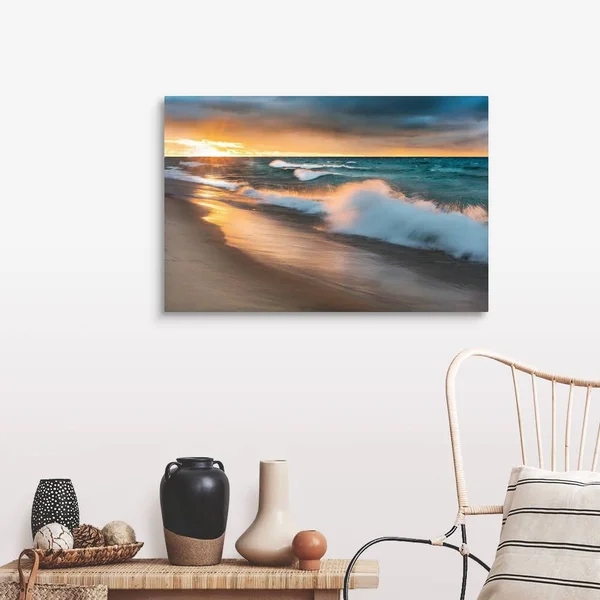 Miners Beach Light, Canvas Wall Art, 36x24, Great Big Canvas